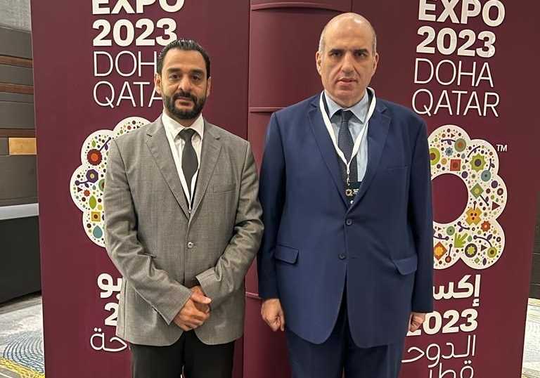لحود وابو حيدر الى الدوحة للمشاركة في افتتاح اكسبو الدوحة ٢٠٢٣