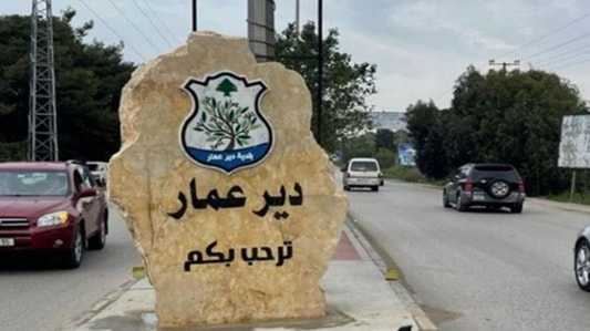 دوريات لشرطة بلدية دير عمار على محال النازحين