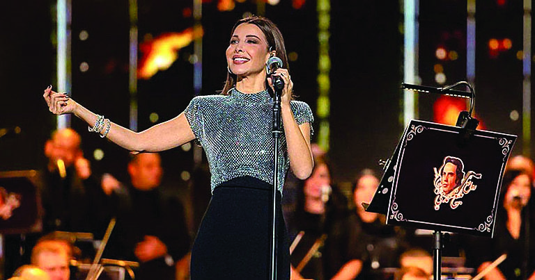 سعر فستان نانسي عجرم في حفل روائع بليغ حمدي