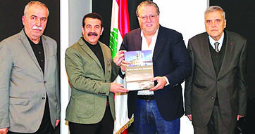 شقير التقى نائب رئيس إتحاد موظفي القطاع العام التركي وبحثا سبل التعاون