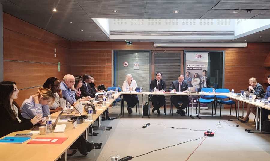 زمكحل يترأس اجتماع المجلس الاقتصادي للوكالة الجامعية لـ «فرنكوفونيّة» باريس