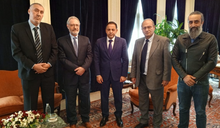 وفد من نقابة المهندسين بحث مع منصوري اموال النقابة المحتجزة لدى المصارف