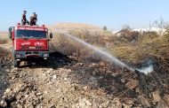 اخماد نيران اندلعت بمحاذاة مرفأ طرابلس