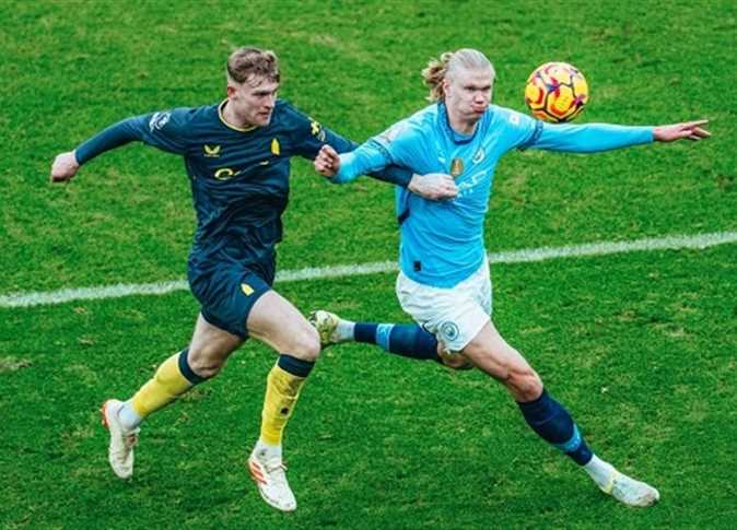 الدوري الانكليزي الممتاز لكرة القدم / تعادل  مانشستر سيتي مع ايفرتون