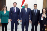 رئيس الجمهورية مستقبلاً بعثة صندوق النقد: التعاون قائم بين المجلس والحكومة