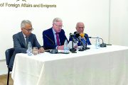وزيرا الخارجية والاقتصاد أطلقا مؤتمر الاقتصاد الاغترابي بنسخته الرابعة