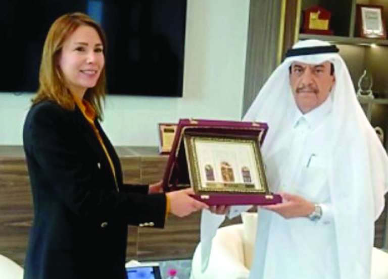 لقاء وتعاون بين غرفتي طرابلس وقطر ضمن فعاليات المعرض العربي للأسر المنتجة