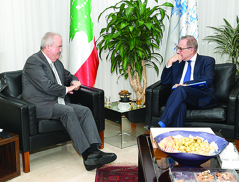 برامج الإصلاح المالي والاقتصادي بين لبنان وفرنسا على طاولة وزارة المال