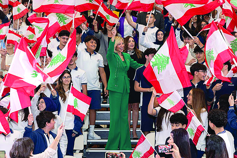 السيدة عون شاركت في فعاليات مؤتمر «وايز» في الدوحة: لا تراجع عن تعميم ثقافة المواطنة لأنها كفيلة بإعادة ثقة الجيل الشاب ببلده