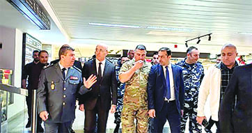 الحجار جال في المطار ونوّه بالتطور في الخدمات: تنسيق يومي مع المعنيين