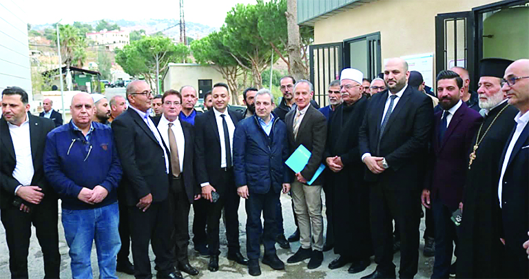 ناصر الدين افتتح معمل أوكسجين في مستشفى راشيا الحكومي