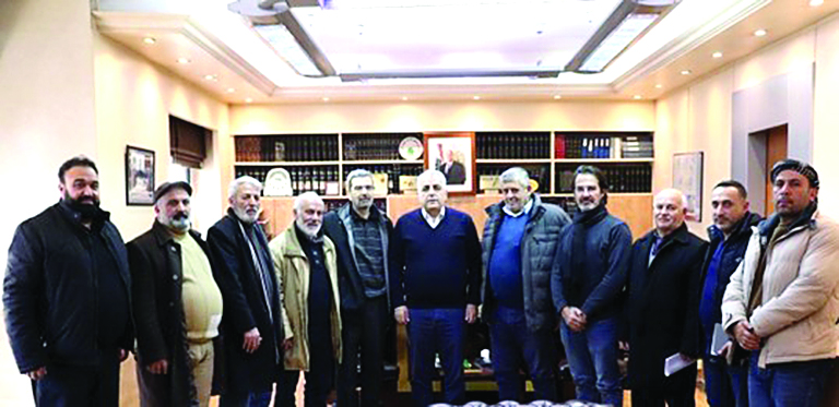 كركي يلتقي وفداً من اللقاء الوطني للهيئات الزراعية في لبنان