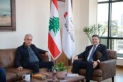 النفّي يستقبل النائب الخواجة في مرفأ بيروت