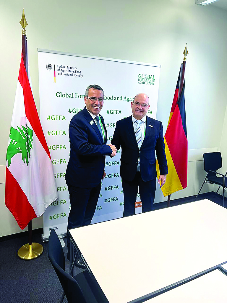 هاني في برلين: تحرّك ديبلوماسي مكثّف لتعزيز شراكات لبنان الزراعية