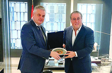 شقير يعرض مع سفير مولدوفا سبل تنمية العلاقات بين البلدين