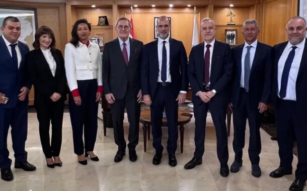 رسامني بحث ووفد فرنسي التعاون في مشروع IMEC