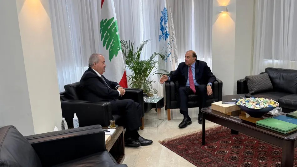 جابر وسعيد يبحثان توصيات صندوق النقد الدولي ومواضيع مالية ونقدية