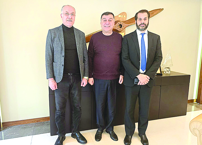 غريّب يلتقي الحوت: طيران الشرق الأوسط شريان أساسي لإمداد لبنان بالأدوية