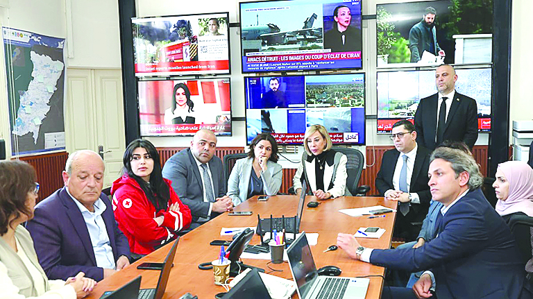 اللبنانية الأولى زارت سرايا بعبدا والصليب الأحمر في الحازمية