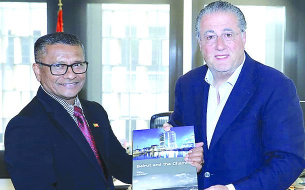 شقير يبحث مع سفير سريلانكا تنمية العلاقات الاقتصادية بين البلدين