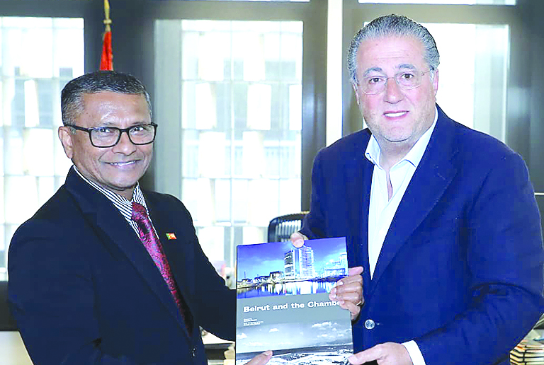 شقير يبحث مع سفير سريلانكا تنمية العلاقات الاقتصادية بين البلدين