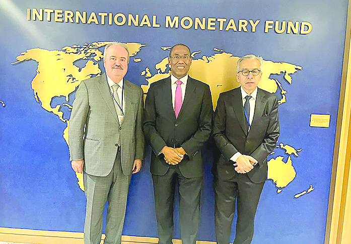 جابر يعرض في واشنطن للمساهمة في معالجة تداعيات الحرب وتأثيراتها السلبية