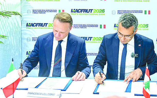 لبنان وإيطاليا يوقّعان مذكرة تفاهم زراعية استراتيجية في ريميني