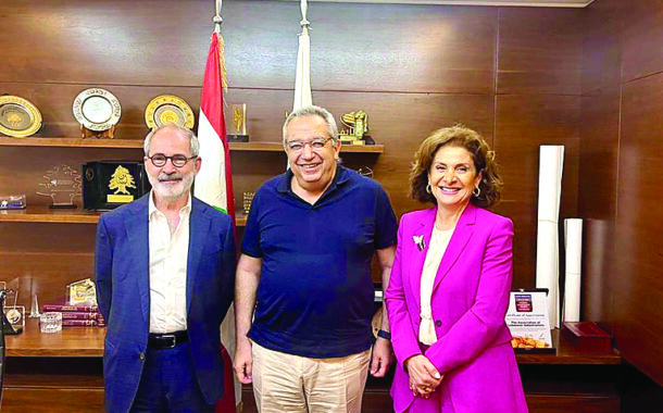 عبجي يزور رئيس جمعية الصناعيين اللبنانيين سليم الزعني لبحث آفاق التعاون الاقتصادي