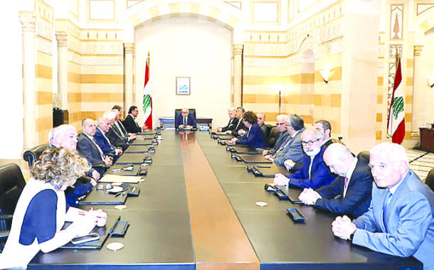 زمكحل من السراي: علينا مواصلة مسيرة التعافي والسلام على الأراضي اللبنانية مصلحة الجميع