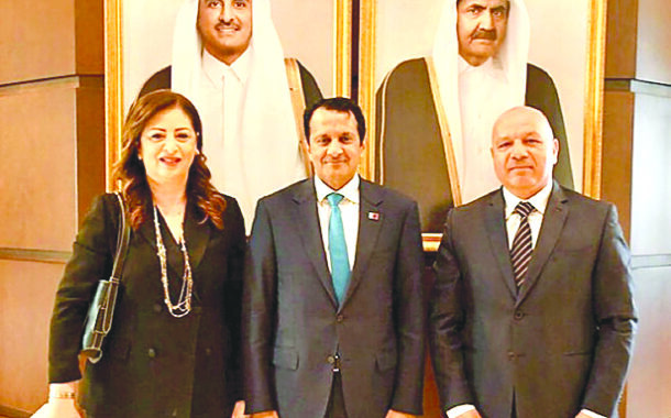 سفير قطر عرض ونداف للتعاون الإعلامي