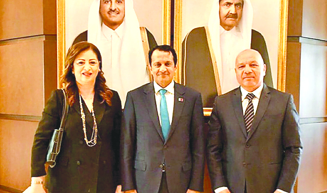 سفير قطر عرض ونداف للتعاون الإعلامي