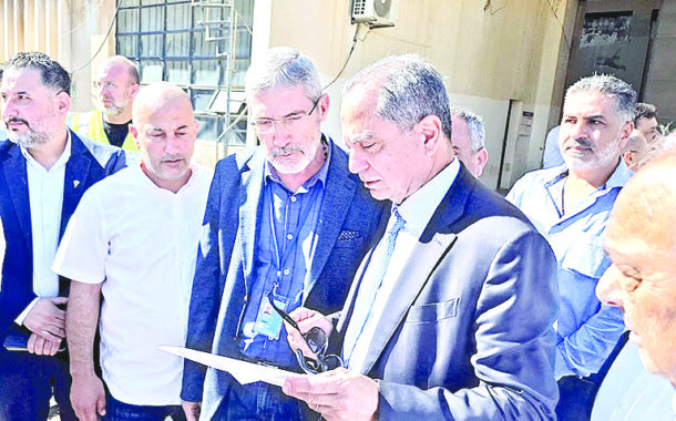 الصدي يبدأ جولته الشمالية بتفقد معمليّ نهر البارد