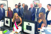 رجي والحجار أطلقا من باريس نظام البصمة البيوميترية