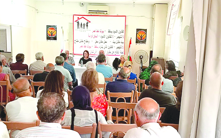 ممثلات وممثلون عن لجان المستأجرين في بيروت وضواحيها يدعون إلى تظاهرة في 11 آب
