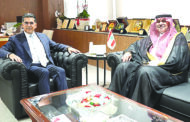 مرقص بحث والسفير الدوسري في تعزيز التعاون الإعلامي