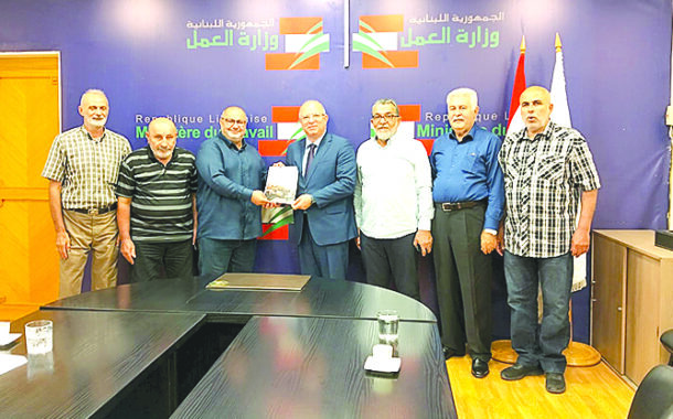 حيدر يتابع أوضاع رشاف ويلتقي وفوداً نقابية