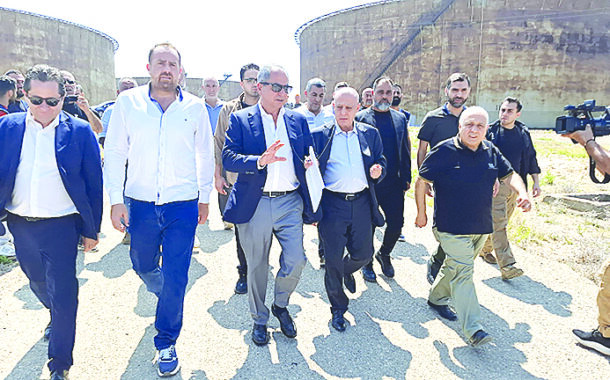 معايناً منشآت النفط والخزانات والمرابط... الصدي: نعمل على الاستفادة إقتصادياً