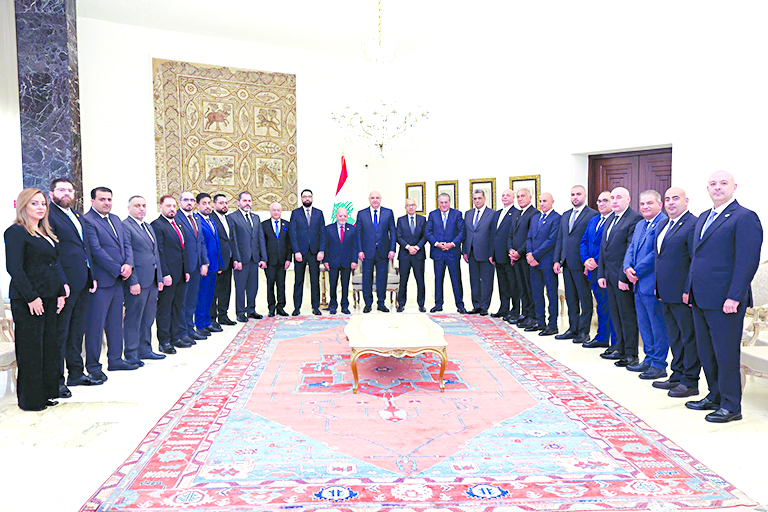 عون: لبنان وسوريا يتمتعان بموقع مميّز ليكونا بديلاً مناسباً عند حصول توترات