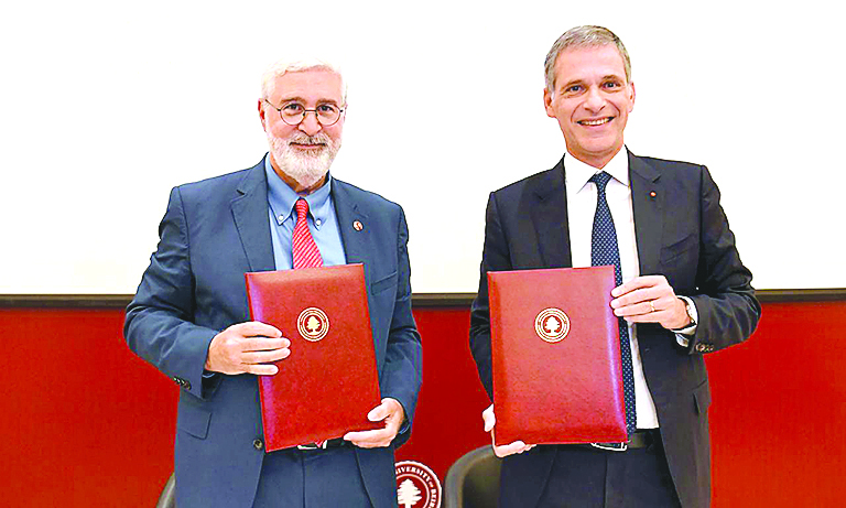 شراكة استراتيجية بين الجامعة الأميركية في بيروت ومجموعة «CMA CGM»