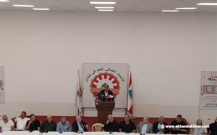 القطاع البرّي يؤكد الإضراب والاعتصام...