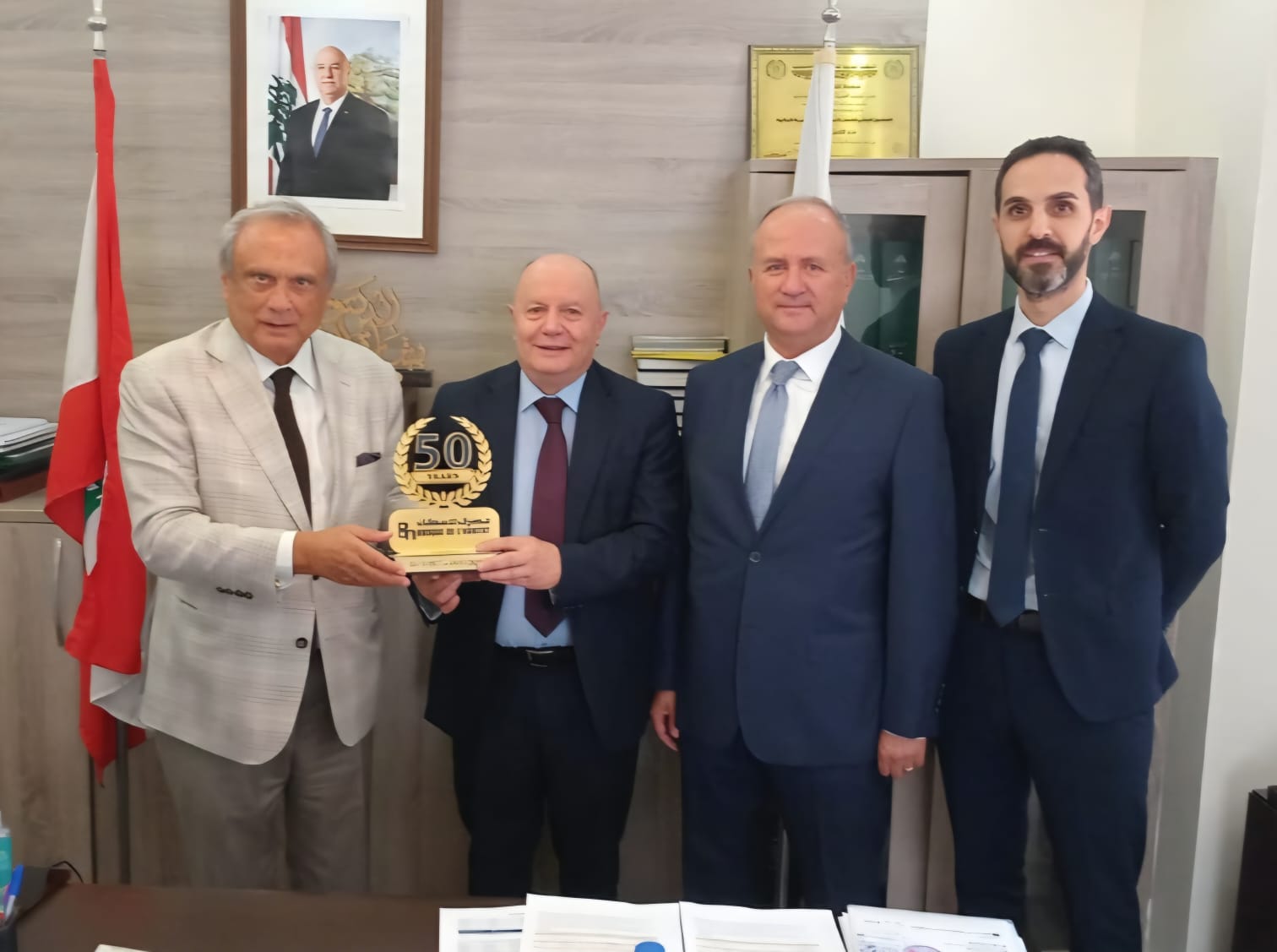 حبيب يزور الأسمر مهنئاً: للتعاون بين مصرف الإسكان وصندوق الضمان