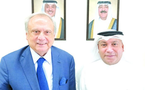 حبيب بعد لقائه السفير الكويتي: 25 مليون دولار  من الصندوق العربي لمصرف الإسكان